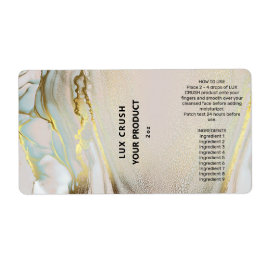 Roze en goudalcohol Dropperflaconlabels Etiket