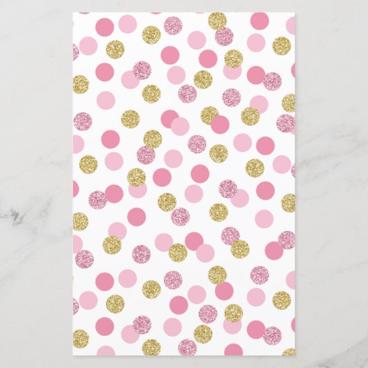 Roze en goudBaby shower raden het Baby Food Game (Achterkant)