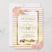 Roze en goudbloemen en uitvindingen van het vogelh kaart (Voorkant)