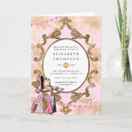 Roze en gouden Alice in Wonderland Baby shower