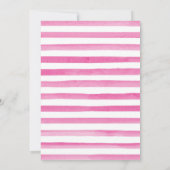 Roze en Gouden Ananas & Flamingo Quinceanera Kaart (Achterkant)