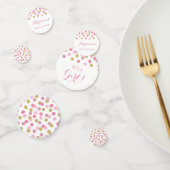 Roze en gouden Baby showers tafel Confetti (Groep)