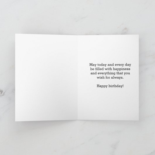 Roze en gouden ballonnen 30e verjaardag kaart (Binnen)