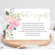 Roze en gouden bloemen waterverf meisje boek aanvr