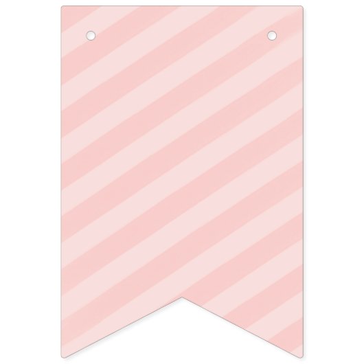 Roze en gouden Confetti Eerste verjaardag banner (Eerste vlag)