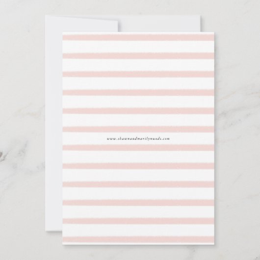 Roze en Gouden Confetti Foto Save the Date Kaart (Achterkant)