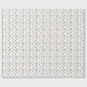 Roze en gouden Confetti Stippen inpakpapier (Vlak)