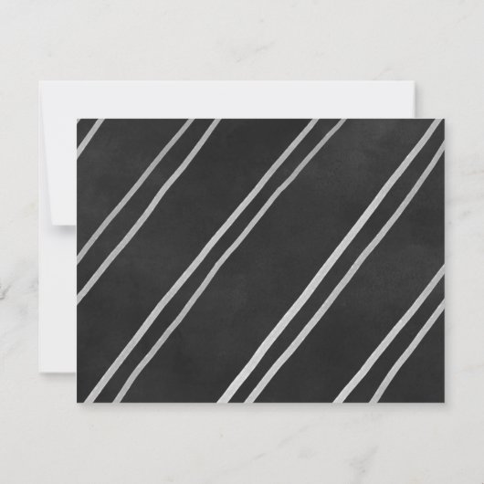 Roze en gouden dank voor uw kaarten - moderne pool (Achterkant)