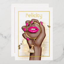 Roze en gouden Glam Chic Vrijgezellenfeest