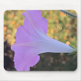 Roze en gouden glans Morning Glory Close-up Muismat
