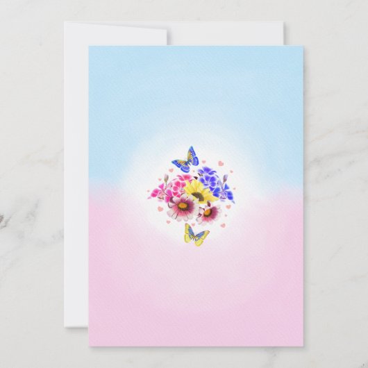 Roze en Gouden Glitter Eenhoorn Regenboog Verjaard Kaart