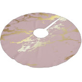 Roze en gouden glitter kerstboom rok (Gekanteld)