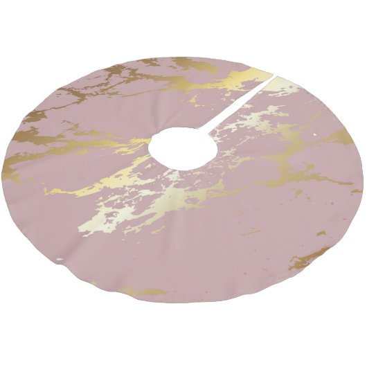 Roze en gouden glitter kerstboom rok (Gekanteld)