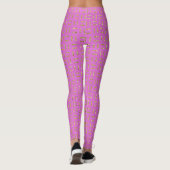 Roze en gouden Glitter Leggings (Achterkant)