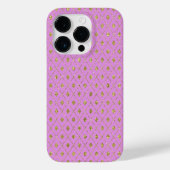 Roze en gouden Glitter Mobiele Telefoon Case (Achterkant)