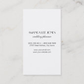 Roze en gouden glitterpenseelstreken visitekaartje (Achterkant)