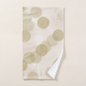 Roze en gouden glitterspraakjes Chic modern Bad Handdoek (Handdoek)