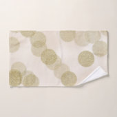 Roze en gouden glitterspraakjes Chic modern Bad Handdoek (Handdoek)