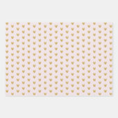 Roze en Gouden Harten Inpakpapier Vel (Voorkant 2)
