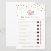 Roze en gouden Herfst Vrijgezellenfeest, pompoen (Voorkant / Achterkant)