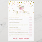 Roze en gouden Herfst Vrijgezellenfeest, pompoen (Voorkant)