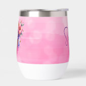  Roze en Gouden Ice Cream Cone Gepersonaliseerd (Links)