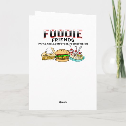 roze en gouden ijs denken over jou kaart (Achterkant)