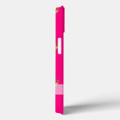 Roze en gouden kroonpatroon Case-Mate iPhone case (Achterkant / Rechts)