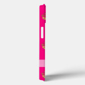 Roze en gouden kroonpatroon Case-Mate iPhone case (Achterkant / Rechts)