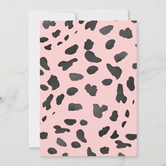 Roze en gouden laarzen en bubbelig Vrijgezellenfee Kaart (Achterkant)