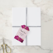 Roze en gouden Labels voor weddenschappen Cadeaulabel (Met Touw)