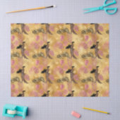 Roze en Gouden Leopard Reeks Ontwerp 8 Tissuepapier (Craft)