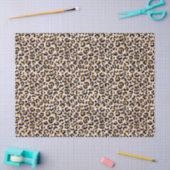Roze en Gouden Luipaard Serie Design 12 Tissuepapier (Craft)