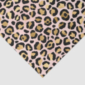 Roze en Gouden Luipaard Serie Design 12 Tissuepapier (Detail)