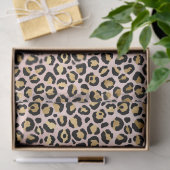 Roze en Gouden Luipaard Serie Design 12 Tissuepapier (Geschenk)