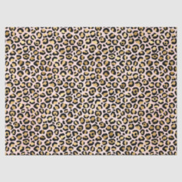 Roze en Gouden Luipaard Serie Design 12 Tissuepapier