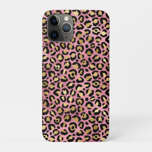 Roze en Gouden Luipaard Serie Design 15 Case-Mate iPhone Case