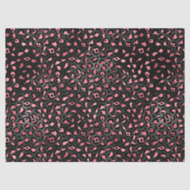 Roze en Gouden Luipaard Serie Ontwerp 14 Tissuepapier