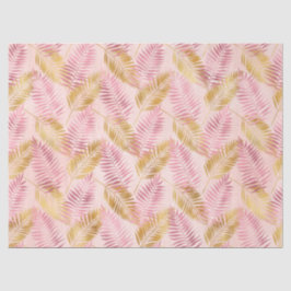 Roze en Gouden Luipaard Serie Ontwerp 16 Tissuepapier