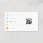 Roze en Gouden Make-up Artiest Visitekaartje (Achterkant)