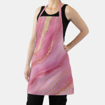 Roze en gouden marmer elegant