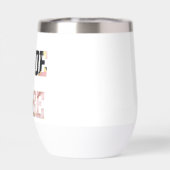 Roze en gouden marmeren bruid om te zijn (Achterkant)