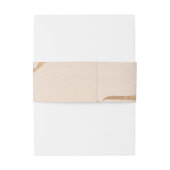 Roze en gouden marmeren effect uitnodiging buik ba uitnodigingen wikkel (Achterkant Voorbeeld)