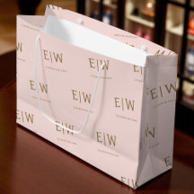 Roze en gouden merkverpakkingen voor bedrijven