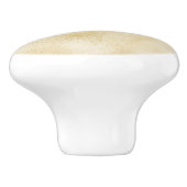 Roze en Gouden Ombre Folie Keramische Knop (Zijkant)