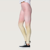 Roze en Gouden Ombre Folie Leggings (Links)