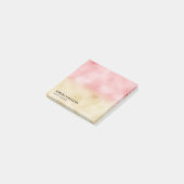 Roze en Gouden Ombre Folie Post-it® Notes (Schuin)