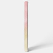 Roze en Gouden Ombre Folie Samsung Galaxy Hoesje (Linkerkant)