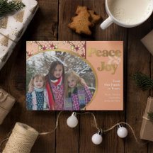 Roze en Gouden Poinsettia Foto Platte Vakantie Kaa