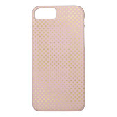 roze en gouden polka dot shimmer Case-Mate iPhone case (Achterkant)